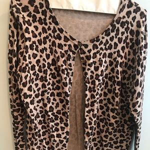 Old Navy Cheetah Cardigan